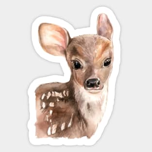 baby deer Sticker